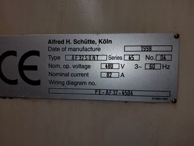 USED 1998 SCHUTTE AF32 S-DNT
