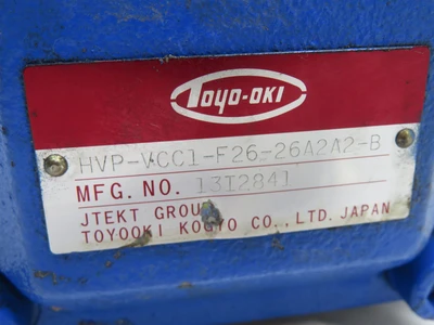 Used TOYO-OKI _UNKNOWN_ Hydraulic Pumps Texas US | OCO Industrial #1725828
