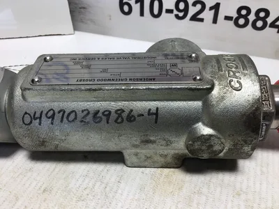 Crosby 951101MFD 3/4x1in Steel Relief Valve