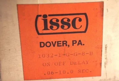 NEW ISSC 1032-1-G-G-8-B SOLID STATE TIMER 10321GG8B