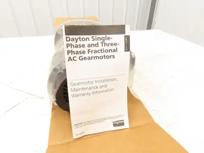 Dayton 6K351A AC Gearmotor Helical/Spur 1/4Hp 12RPM Parallel Offset 115VAC 1Ph