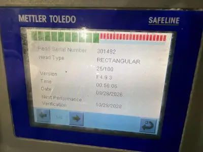 Used METTLER TOLEDO SAFELINE Metal Detectors Illinois US | M&M Equipment Corp. #1704334
