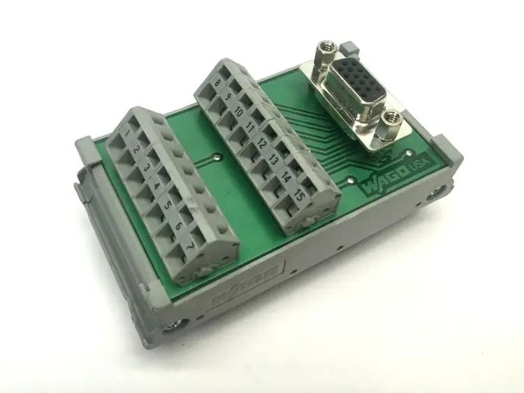 Used Wago D Sub 15 Terminal Module Terminal Blocks Michigan US | Maverick Industrial Sales #1394729