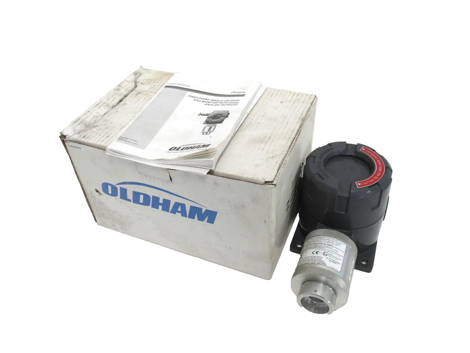 USED INDUSTRIAL SCIENTIFIC 7702-5930 OXYGEN SENSOR TRANSMITTER 7702-3927
