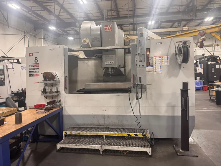 Used HAAS VF-8/50 Vertical Machining Centers South Carolina US | ESS Industrial Equipment Sales #927887
