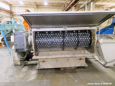Used Vecoplan/Cumberland Shredding Package – RG62/150UXL Shredder, 1462 Granulator, 48” Infeed Conveyor, Controls