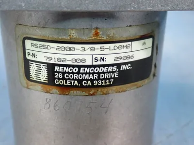 Used RENCO ENCODERS RS25D20003/85LD0M2 Encoders Ohio US | HGR 24 #917395