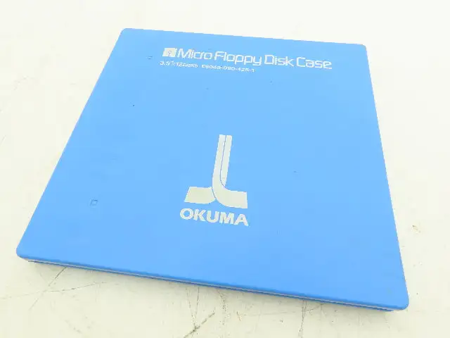 Okuma LB200 CNC Lathe Floppy Disc Files Set with Case OSP-U100