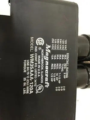 USED MAGNECRAFT WM35AAA-120A