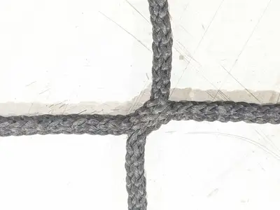 M3000BK | InCord  Knotless Netting 4" Square Holes 2" Web Border 17.5ft x 16.83ft - New Other