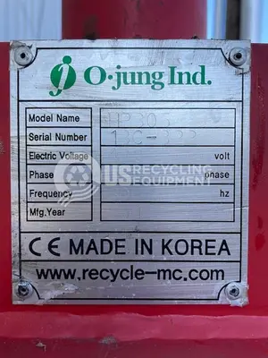 USED 2013 OJUNG ELECTRIC MOTOR RECYCLING MACHINE