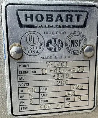 USED HOBART V1401