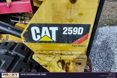 Used 2015 CATERPILLAR 259D Skid Loaders Indiana US | Proxy Equipment #1377703