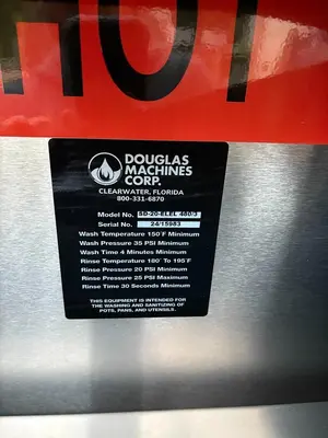 New | in-Stock DOUGLAS MACHINERY SD-20-ELEL Dishwashers British Columbia CA | Surrey Food Equipment #489412