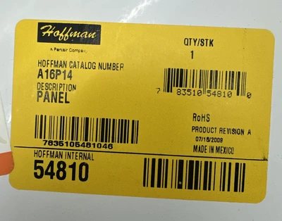 NEW Hoffman A16P14