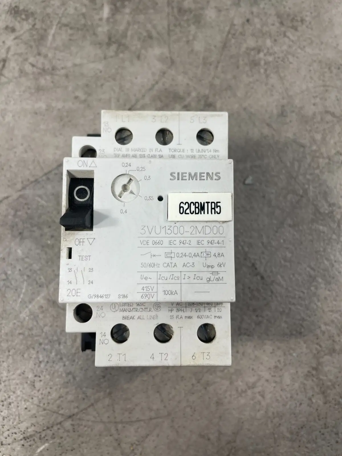 USED Siemens Siemens 3VU1300-2MD00