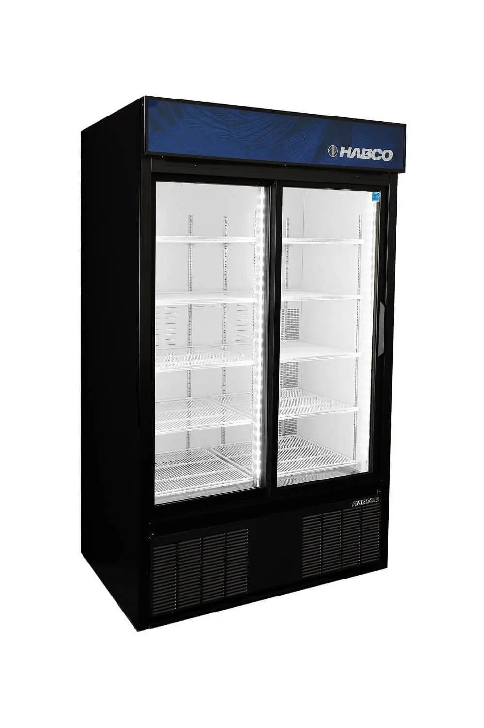 181-0020 Habco ESM42HC Double Sliding Door Self-Contained Cooler