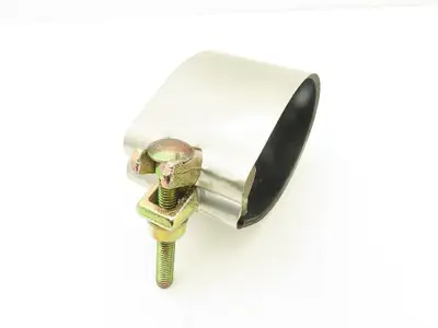 Clampette 330-113 4x3 I P S Stainless Steel Patch Repair Clamp Box of 2