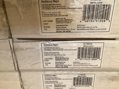 Used TRAFFIC MASTER ABOTTSBURY MAPLE Flooring, Windows, and Doors Michigan US | Miedema Asset Management Group #1325666