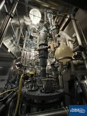 USED BUCHI 107/107 Liter Buchi Kilo Lab Reactor Train System, Glass Lined