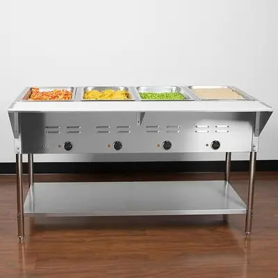 HOT FOOD TABLES - 2 - 3 - 4 - 5 PANS - SEE VIDEOS