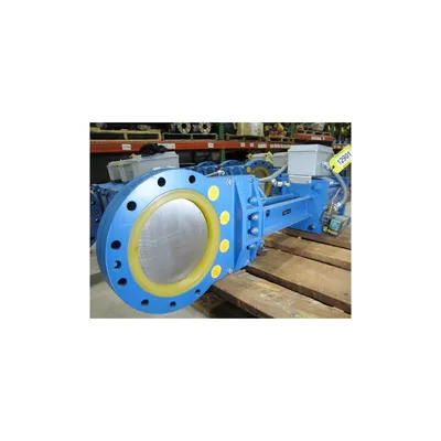 10" diameter NEWCON Knife Gate Slurry Valve with resilient seat [Unused!]