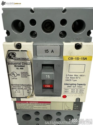 USED EE CONTROLS CB-1S-15A