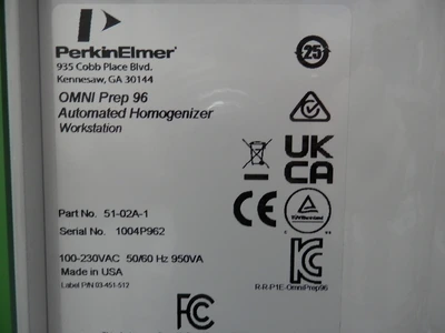 Used PERKIN ELMER _UNKNOWN_ Homogenizers California US | Biotech Equipment Sales #1464722
