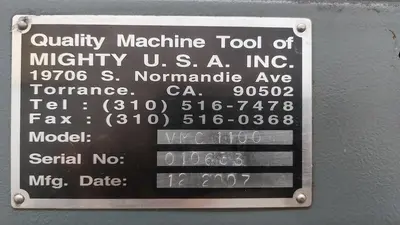2007 MIGHTY VIPER VMC-1100AG Vertical Machining Centers | AMS Automation, Inc (10)