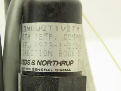 Leeds Northrup 4973-1-333-10 Conductivity Sensor Cell W/Temp Compensator 1.002