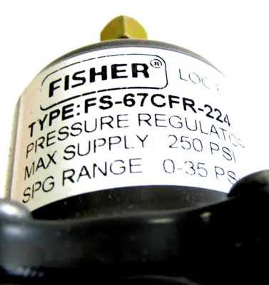 NEW FISHER FS-67CFR-224 PRESSURE REGULATOR FILTER FS67CFR224