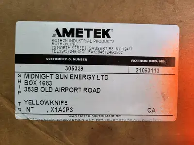 New | in-Stock AMETEK DR523K86 Parts (Hydraulics and Pneumatics) British Columbia CA | Lenmark #271290