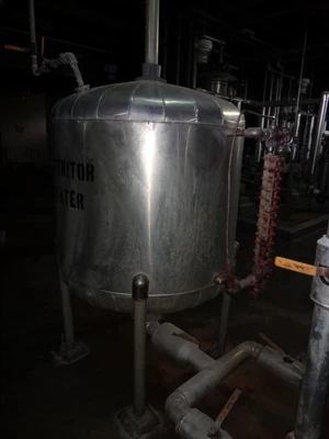 158 Gallon 304 Stainless Vertical Attritor Tank