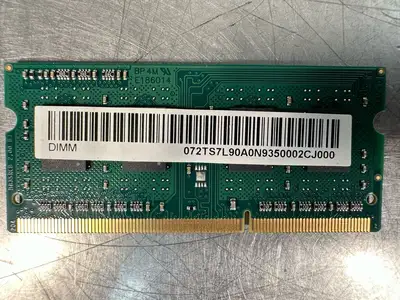 Transcend Memory 2G 1Rx8 DDR3L 1600 SO I F10119-0306 RoHS (7.2.1)