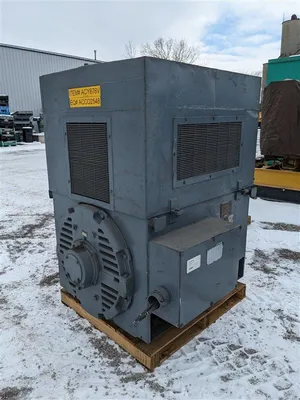 800 HP General Electric Induction Motor 1185 RPM 4160V Frame 8309S Rebuilt