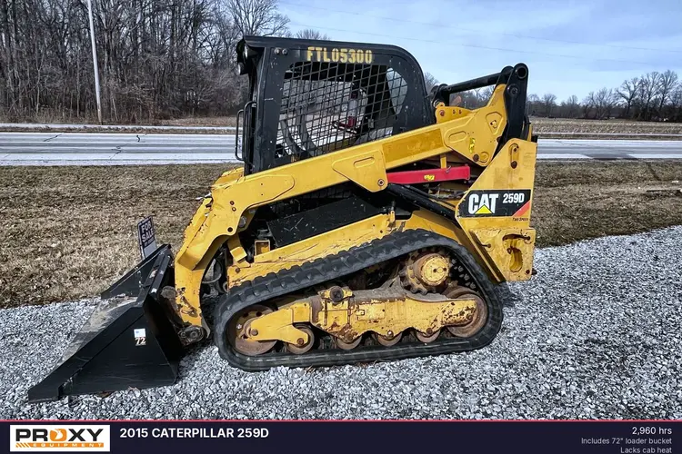Used 2015 CATERPILLAR 259D Skid Loaders Indiana US | Proxy Equipment #1377703