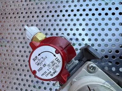 Used SMC AW20-02-A  FILTER REGULATOR 0.05-0.7MPA W/ SMC PNEUMATIC / SOLENOID  VALVE Regulators California US | Equipment Lab #1278806