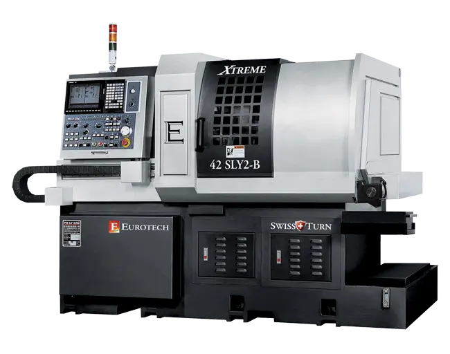 New | in-Stock EUROTECH SLY2-B Swiss Type Automatic Screw Machines Alberta CA | Lamarche Machinery Inc #1259473