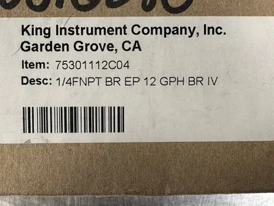 Used King Instrument _UNKNOWN_ Meters - Misc South Carolina US | Palmetto Automation #1161285