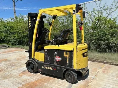 Used HYSTER E65XN-40 4-Wheel Sit down Electric Counterbalance Forklifts Illinois US | Somerset Equipment Sales #1546257