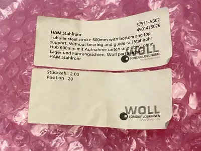 USED WOLL SONDERLOSUNGEN WOLL SONDERLOSUNGEN HAM.STAHLROHR