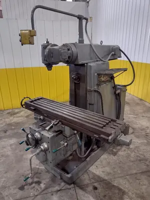 #205 K&T MILWAUKEE KEARNEY AND TRECKER MODEL #205 S-12 HORIZONTAL MILL WITH TOOLMAKERS VERTICAL HEAD: STOCK #22495