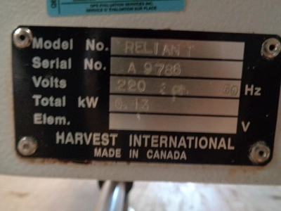 Used HARVEST RELIANT Pastry Equipment California US | BakeryEquipment.com #1554662