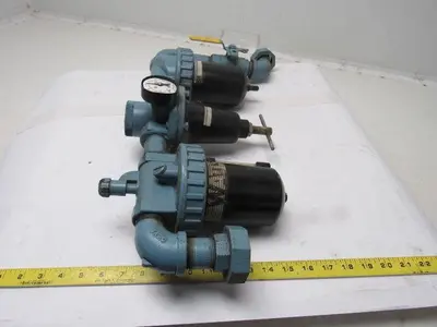 Watts Fluidair 250PSI Max FRL Filter Regulator Lubricator Assembly 1" Pipe