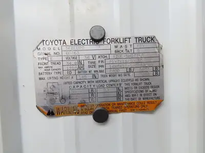 Toyota 5FBCU20 Electric Forklift Rear Axle Dual Hydraulic Steering Assembly