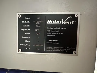 New | in-Stock ROBOVENT MLS015500 Dust Collectors Ohio US | HGR 24 #730005