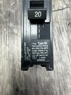 Used Siemens B120 TYPE BL Misc Electrical & Power Parts South Carolina US | ESS Industrial Equipment Sales #1496991