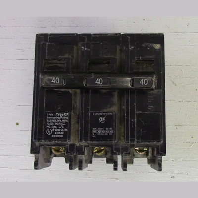 Siemens 3 Pole 40 Amp Push-in Breaker