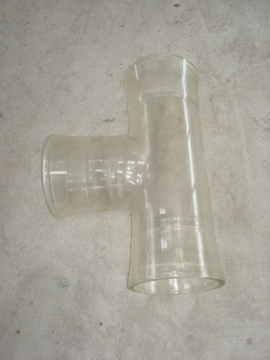 Qvf Glass Equal Tee Piece Pt6