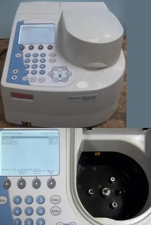 Used THERMO FISHER SCIENTIFIC G10S UV-VIS Spectrophotometer (UV-Vis, Fluor) Texas US | Bamko Surplus Process Equipment #933917